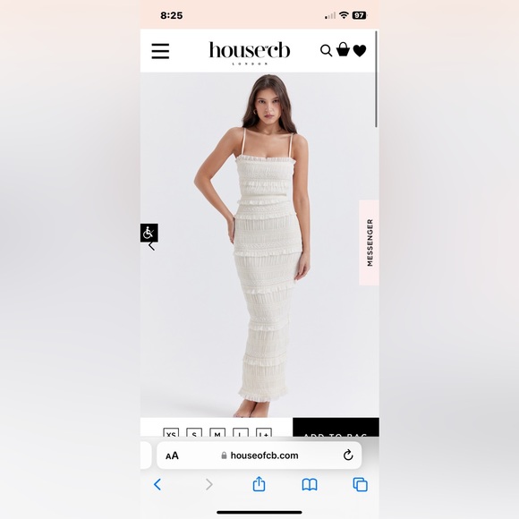 House of CB Solana dress size L - Picture 1 of 4